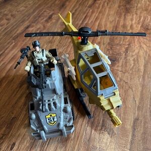 Soldier Force Helicopter and Tank Toy